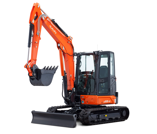 kubota mini excavator for rent